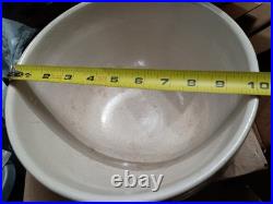 Vintage Stoneware Mixing Bowl Lot Of 3 Robinson Ransbottom Pottery Roseville