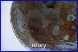 Vintage Studio Art Pottery Bowl Hand Thrown 1998 Artist Signed Drip Glaze