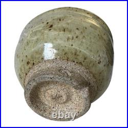 Vintage Studio Art Pottery Japanese Style Matcha Bowl (Signed, Malcolm Wright)