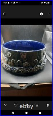 Vintage Studio Line Rosenthal Bjorn Wiinblad Center Bowl Blue 3D Design