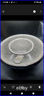 Vintage Studio Line Rosenthal Bjorn Wiinblad Center Bowl Blue 3D Design