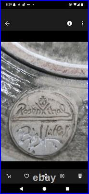 Vintage Studio Line Rosenthal Bjorn Wiinblad Center Bowl Blue 3D Design