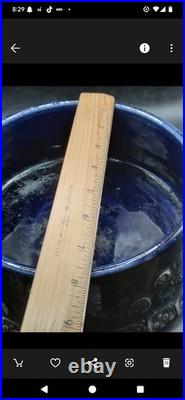 Vintage Studio Line Rosenthal Bjorn Wiinblad Center Bowl Blue 3D Design