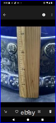 Vintage Studio Line Rosenthal Bjorn Wiinblad Center Bowl Blue 3D Design