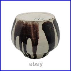 Vintage Studio Pottery Bowl Signed E-yhughes 7-80 Handcrafted Ceramic Art