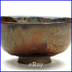 Vintage Studio Pottery Colour Glazed Bowl 20th C