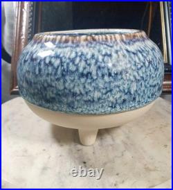 Vintage Studio Pottery Tri Footed Bonsai Bowl Planter Pot