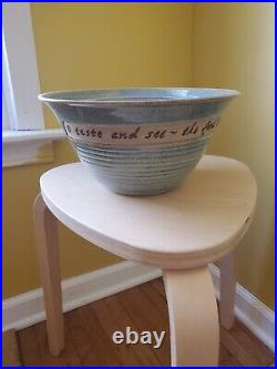 Vintage Studio Stoneware Pottery Set of 3 Mixing/Baking Bowls Psalm 348