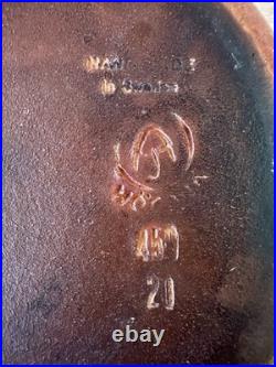 Vintage Swedish Studio Pottery Stoneware Bowl Fern Sgraffito Made Sweden 20