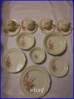 Vintage TCCP Chatham Poppy China4-6 Piece Place Settings & 4 Cups withSaucers