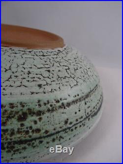 Vintage Tessa Kidick Pottery Large Bowl Canadian Art Pottery 10