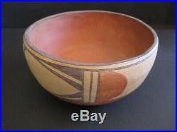 Vintage Traditional Handmade Native American Zia Pueblo Pottery Bowl 7