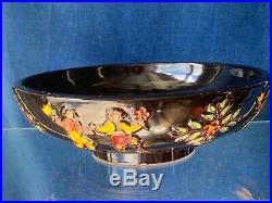 Vintage UNIQUE RED WING POTTERY Iron Ware American Indian Pottery Bowl m13
