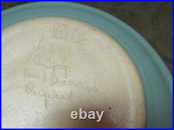 Vintage Van Briggle Original Art Pottery Bead Design Mid Century Mod Bowl Dish