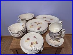 Vintage Vernon Ware Sherwood 33 Piece Dinnerware Set MCM California Pottery