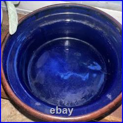 Vintage WELLFLEET Pottery CASSEROLE & LID Colbult Blue Vintage WELLFLEET Pottery CASSEROLE & LID Colbult Blue
