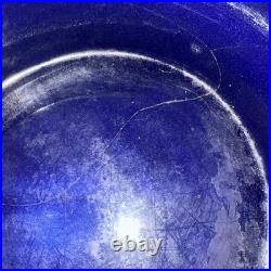 Vintage WELLFLEET Pottery CASSEROLE & LID Colbult Blue