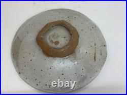 Vintage Walker Studio Pottery Ceramic Bowl Geometric Carved Earth Tone Glaze 10