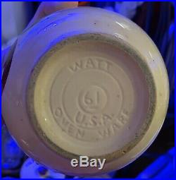 Vintage Watt Apple Nesting Bowls. Watt Pottery Oven Ware Creamer And Cookie jar