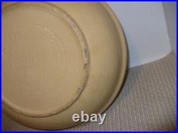 Vintage Watt Oven Ware U. S. A. Pottery Old Pansy Cross Hatch Spaghetti Bowl EUC