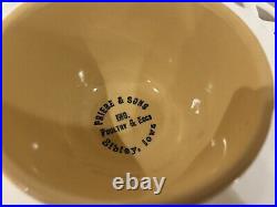 Vintage Watt Ovenware Pottery Rooster Bowl Sibley Iowa Advertisement