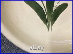 Vintage Watt Pottery Bowl Tulip Flower Pattern Spaghetti Bowl 39 HTF Great Cond