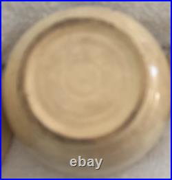 Vintage Watt Pottery Starflower Pattern Nesting Mixing Bowls Set of 3