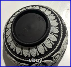 Vintage Wedgwood Arabesque Black and White Jasper Bowl