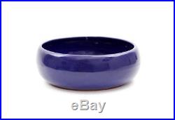 Vintage Wellfleet Pottery Cobalt Blue Large 10 Bowl Rare #1