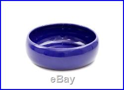 Vintage Wellfleet Pottery Cobalt Blue Large 10 Bowl Rare #2