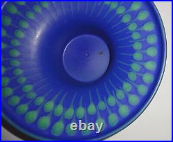 Vintage West German Pottery Bowl Art Nouveau MID Century Modern Fat Lava Rare