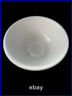 Vintage White Homer Laughlin Bowl 9 Inch Stoneware Mixing Bowl