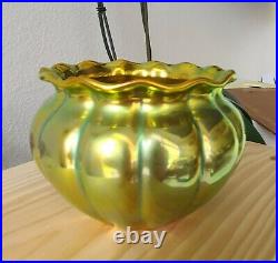 Vintage Zsolnay Eosin Pottery Bowl, GORGEOUS Lustre