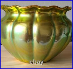 Vintage Zsolnay Eosin Pottery Bowl, GORGEOUS Lustre