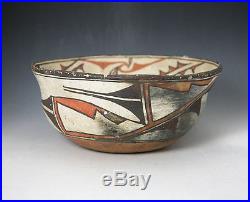 Vintage Zuni Dough Bowl Circa 1900, 5.5 x 11.25