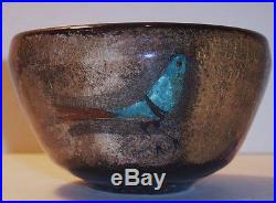 Vintage modernist Polia Pillin pottery vase bowl cup 2 women girl faces 2 birds