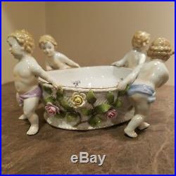 Von Schierholz Cherub Centerpiece Bowl 1905-1912 Germouny Antique Vintage Rare