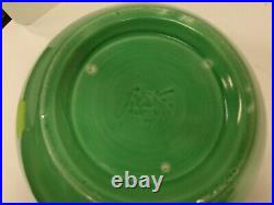 Vtg 1936 Fiesta #7 Mixing Bowl Mint Green-rings On Inside Base