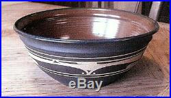 Vtg 1992 Charles Smith Sgraffito Studio Pottery Bowl(Mobile, Alabama)