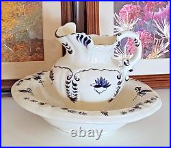 Vtg Artisan Studio Pottery Pitcher Bowl Ceramic Stoneware Handpainted Signed USA Vtg Artisan Studio Pottery Pitcher Bowl Ceramic Stoneware Handpainted Signed USA