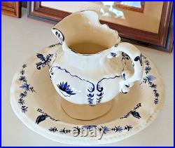 Vtg Artisan Studio Pottery Pitcher Bowl Ceramic Stoneware Handpainted Signed USA Vtg Artisan Studio Pottery Pitcher Bowl Ceramic Stoneware Handpainted Signed USA