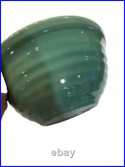 Vtg Bauer Pottery Ringware #12 Bowl Turuoise