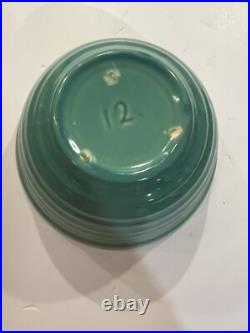 Vtg Bauer Pottery Ringware #12 Bowl Turuoise
