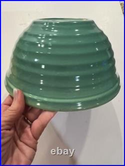 Vtg Bauer Pottery Ringware #12 Bowl Turuoise