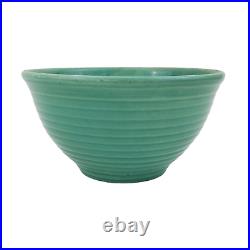 Vtg Bauer Pottery Ringware #12 Mixing Salad Bowl Jade Green Turquoise