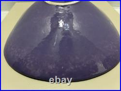 Vtg Bitossi Vetratta Bowl MCM Aldo Londi Signed Pottery Italy FREE SHIPPING