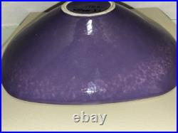 Vtg Bitossi Vetratta Bowl MCM Aldo Londi Signed Pottery Italy FREE SHIPPING