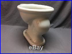 Vtg Ceramic White Porcelain Toilet Bowl Old Crane Bathroom 349-18E