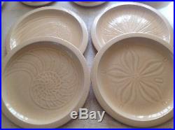 Vtg Franciscan SEA SCULPTURES SAND 20pc Dinner Luncheon Plates Bowls Cup Saucer