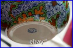 Vtg Frederick/Charlotte Rhead Benares Bursleyware fruit bowl retro 20s 60s 70s
